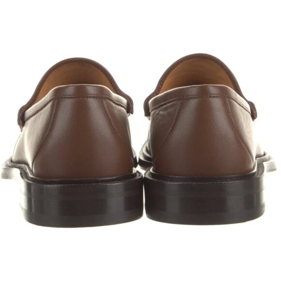 GUCCI HORSEBIT LOAFERS Unisex Leather Brass Luxury Designer Authentic BROWN - Picture 5 of 6